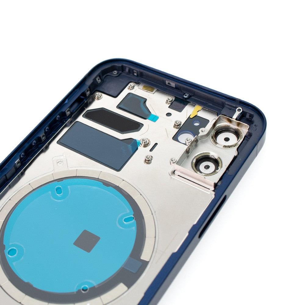 Rear Housing for iPhone 12 (NO LOGO)-Blue Rear Housing for iPhone 12 (NO LOGO)-Blue